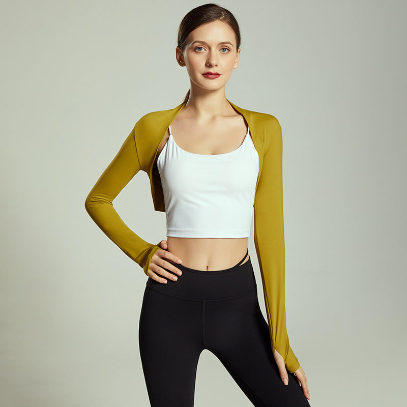 Cardigan Fitness Coat Short Elegant Small Waistcoat Women