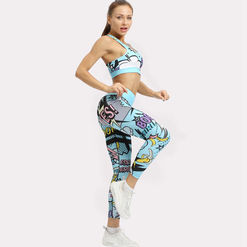 Yoga Fitness Retro Design suit