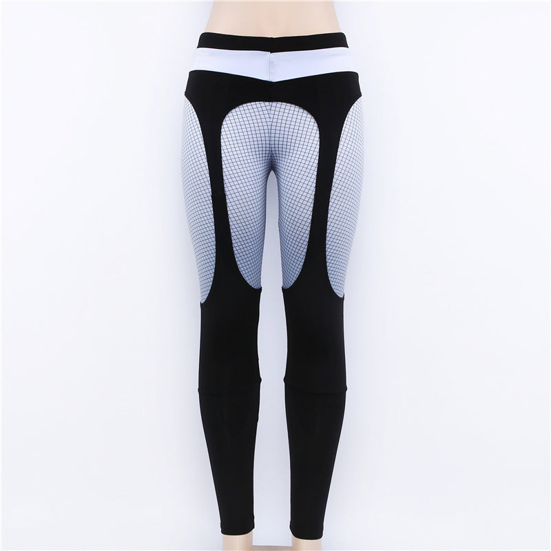 Fashion stitching yoga sports leggings