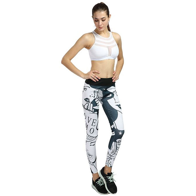 Yoga leggings Retro Design