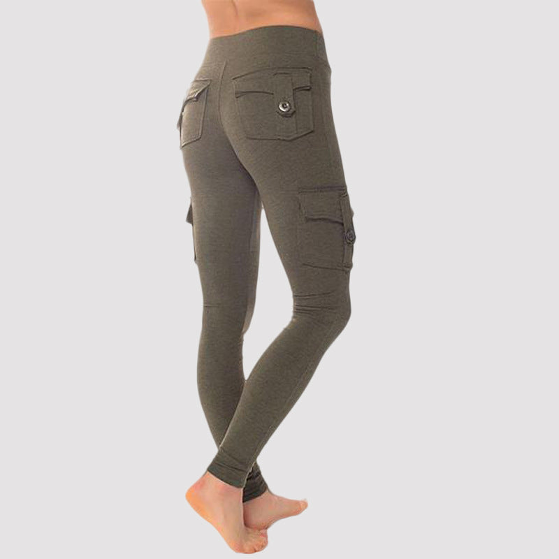 Stretch Tight Fitting Hip Sports Pants