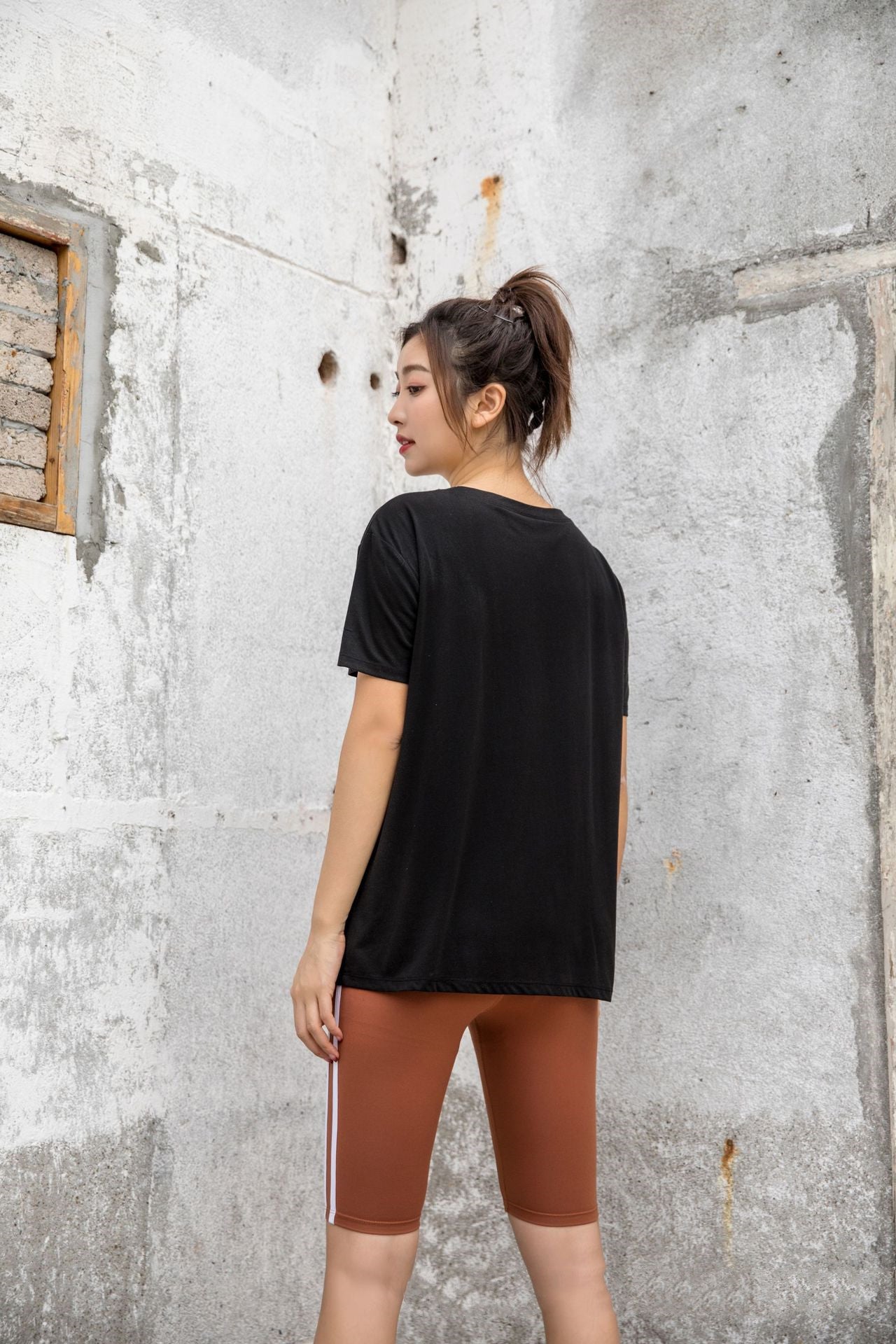 Sports Top Women Loose Running Blouse