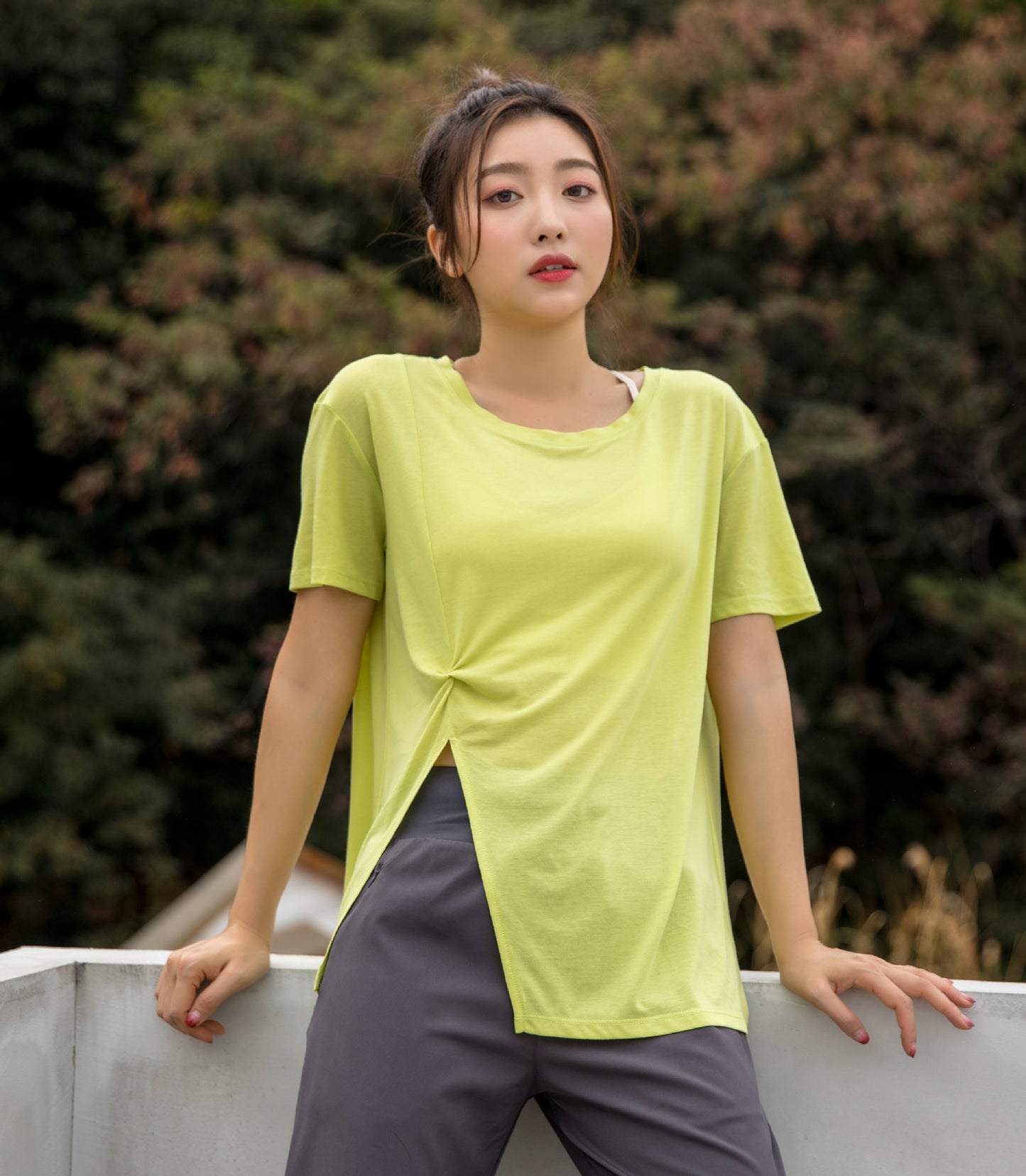 Sports Top Women Loose Running Blouse