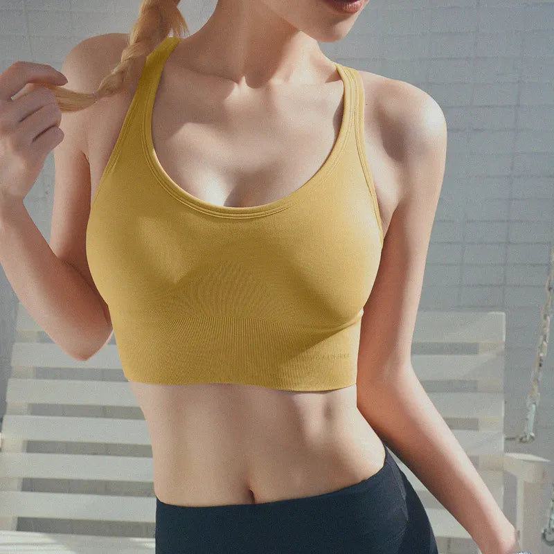 Fitness Gym Bra Hollow Breathable Top Sexy Running Yoga Bra