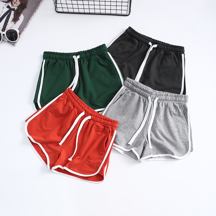 Sports casual drawstring shorts