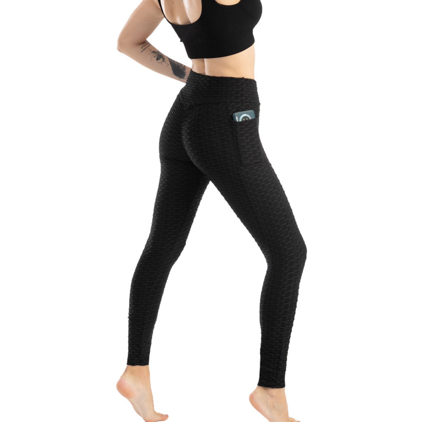 Sweat absorbent High Stretch Hip lifting Slim-fit Leggings