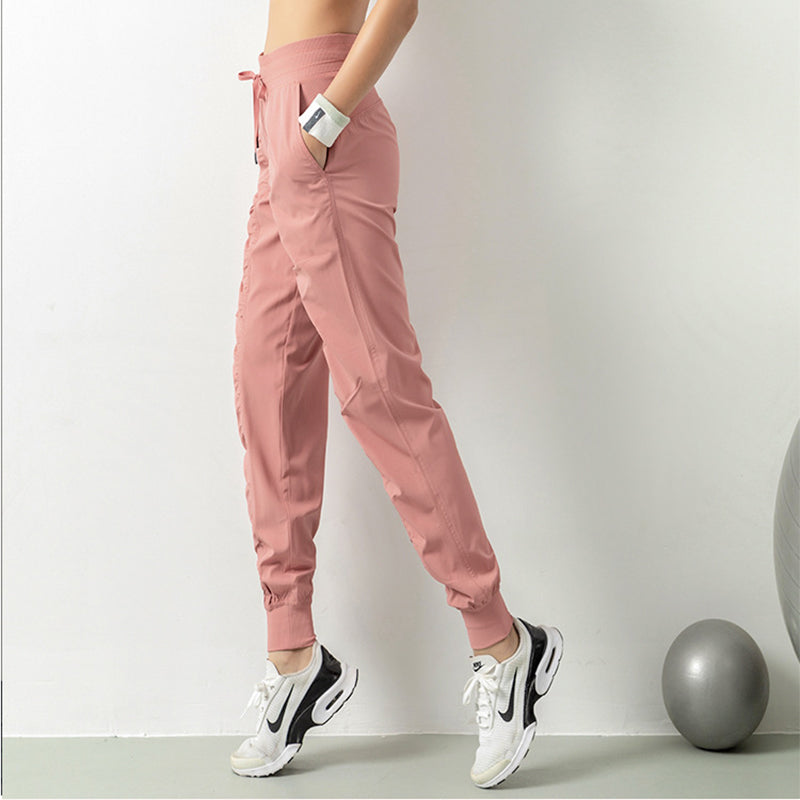 Cargo Design Fashion Sports Pants Drawstring High waist Casual Yoga Fitness Pants