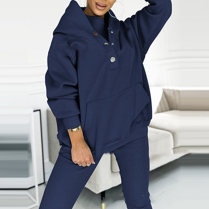 Women's Sports  Hoody Suit - Jogging hoody set 3psc