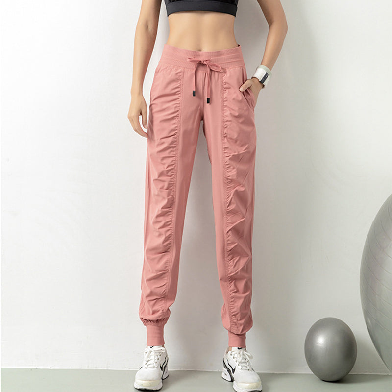 Cargo Design Fashion Sports Pants Drawstring High waist Casual Yoga Fitness Pants