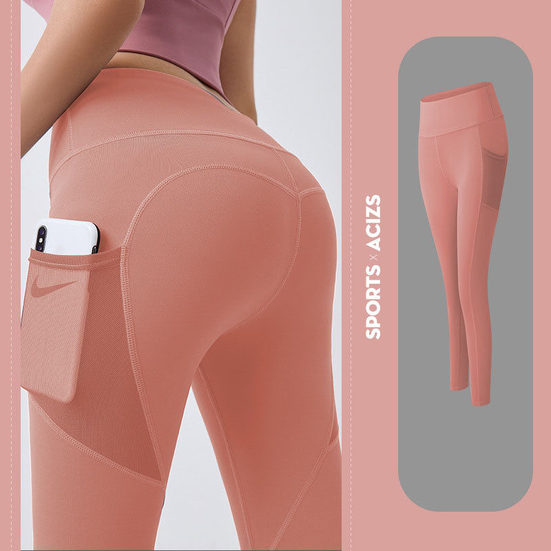 Pocket Sport Yoga Leggings Jogging Fitness Pants