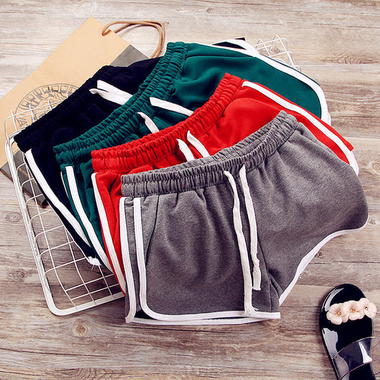 Sports casual drawstring shorts