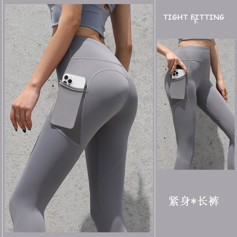 Pocket Sport Yoga Leggings Jogging Fitness Pants Push Up High Waist