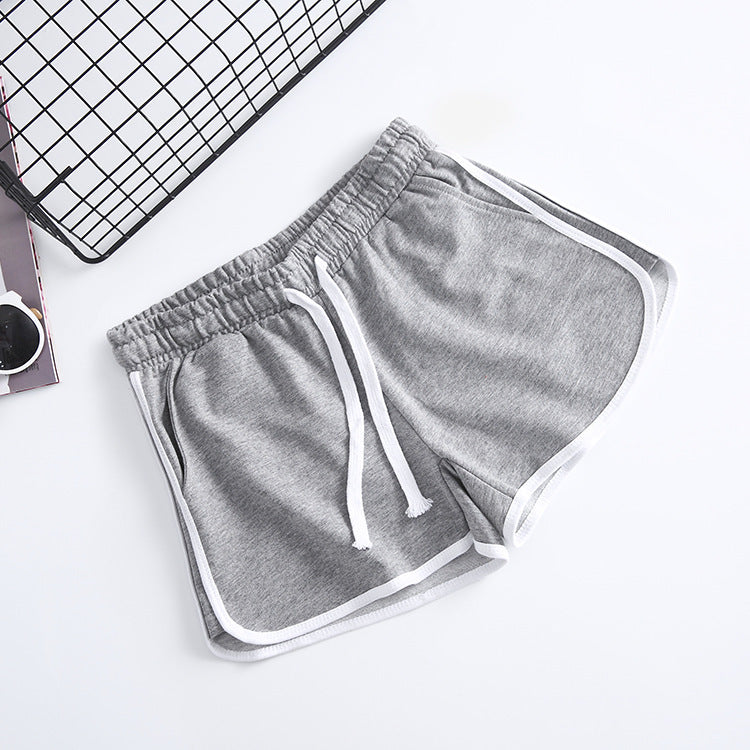 Sports casual drawstring shorts