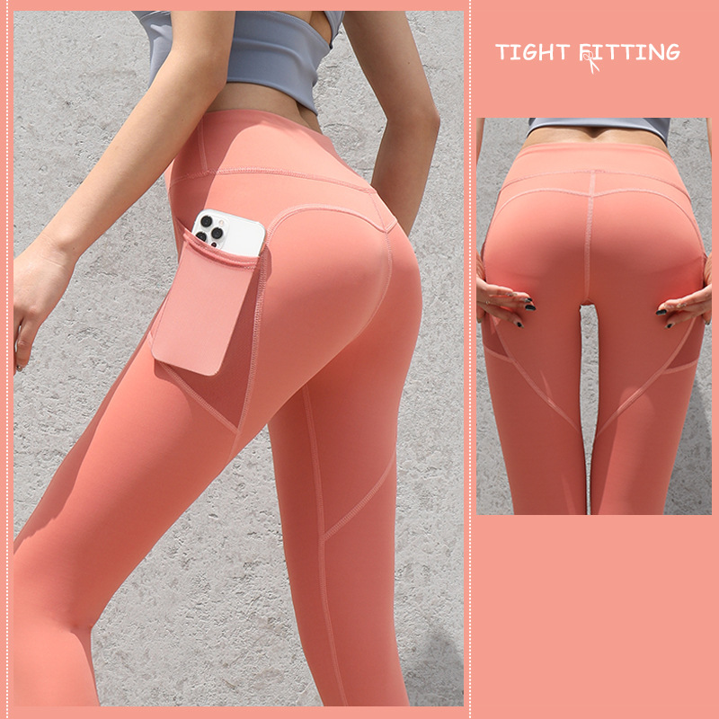 Pocket Sport Yoga Leggings Jogging Fitness Pants Push Up High Waist