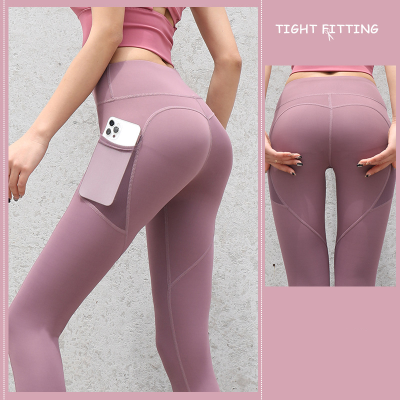 Pocket Sport Yoga Leggings Jogging Fitness Pants Push Up High Waist