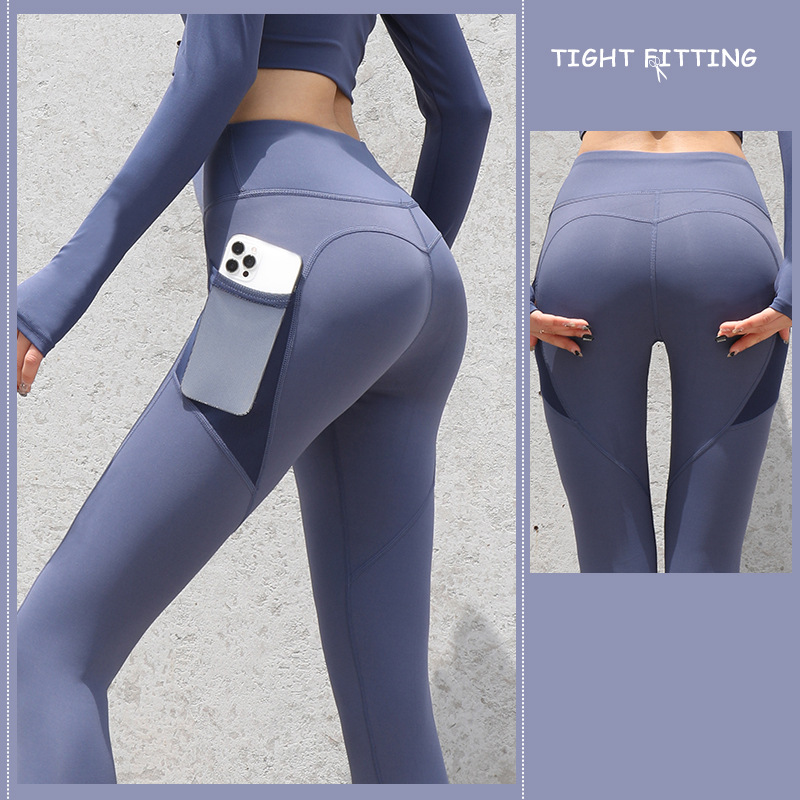 Pocket Sport Yoga Leggings Jogging Fitness Pants Push Up High Waist