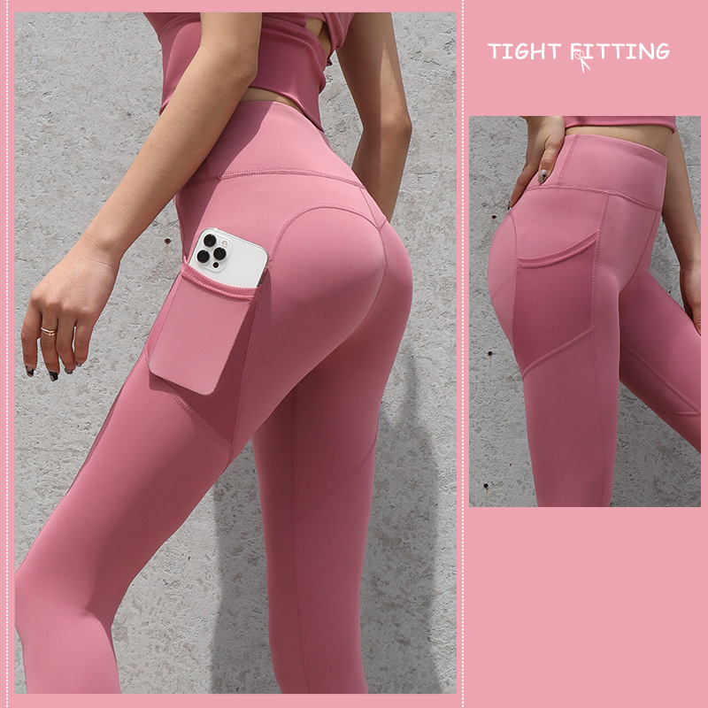 Pocket Sport Yoga Leggings Jogging Fitness Pants Push Up High Waist