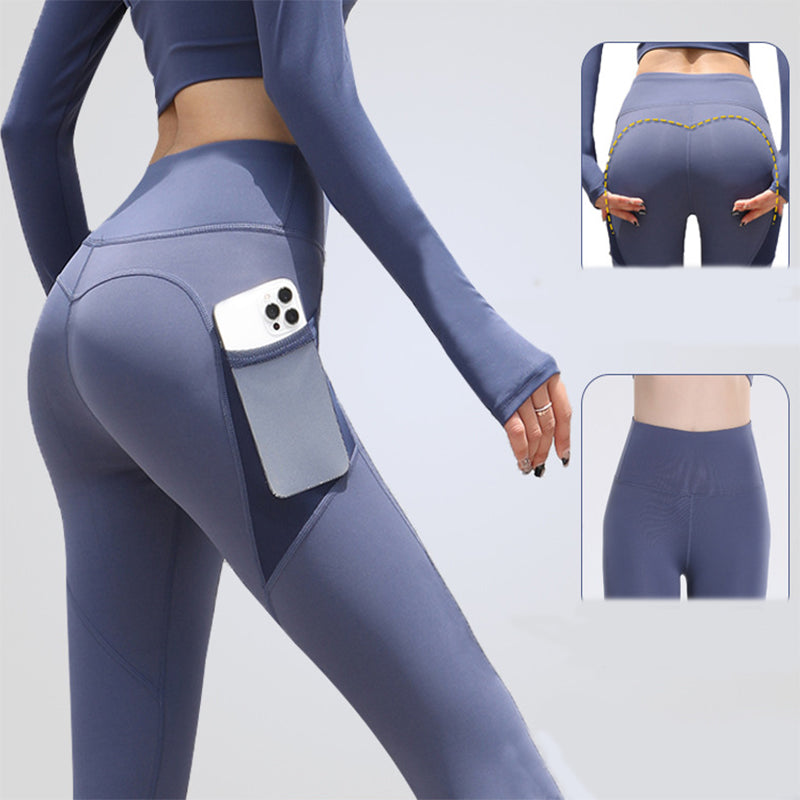 Pocket Sport Yoga Leggings Jogging Fitness Pants Push Up High Waist