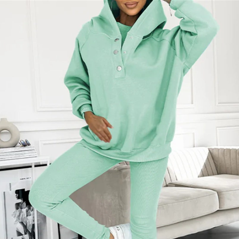 Women's Sports  Hoody Suit - Jogging hoody set 3psc