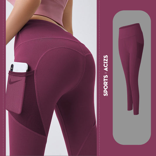 Pocket Sport Yoga Leggings Jogging Fitness Pants