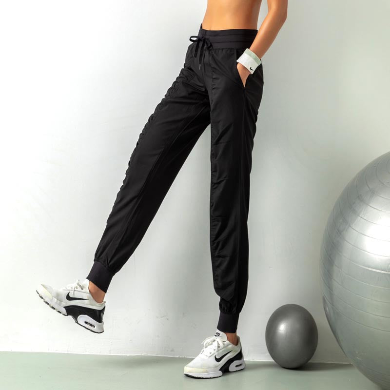 Cargo Design Fashion Sports Pants Drawstring High waist Casual Yoga Fitness Pants