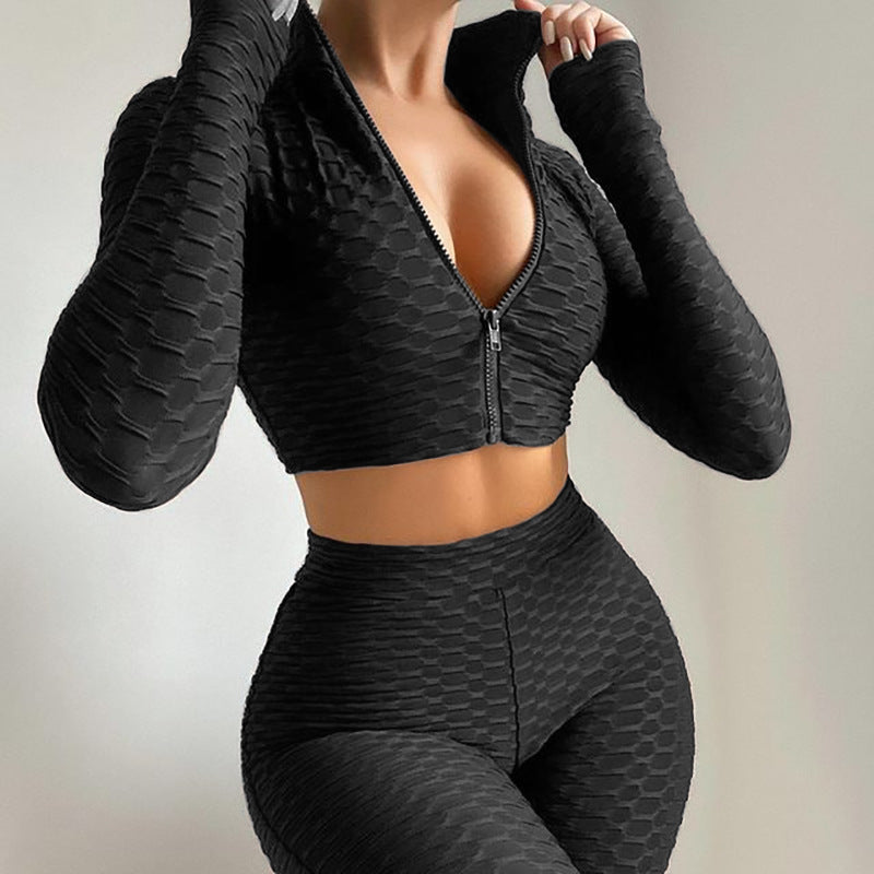 Yoga Fitness  Tracksuit  Activewear Set