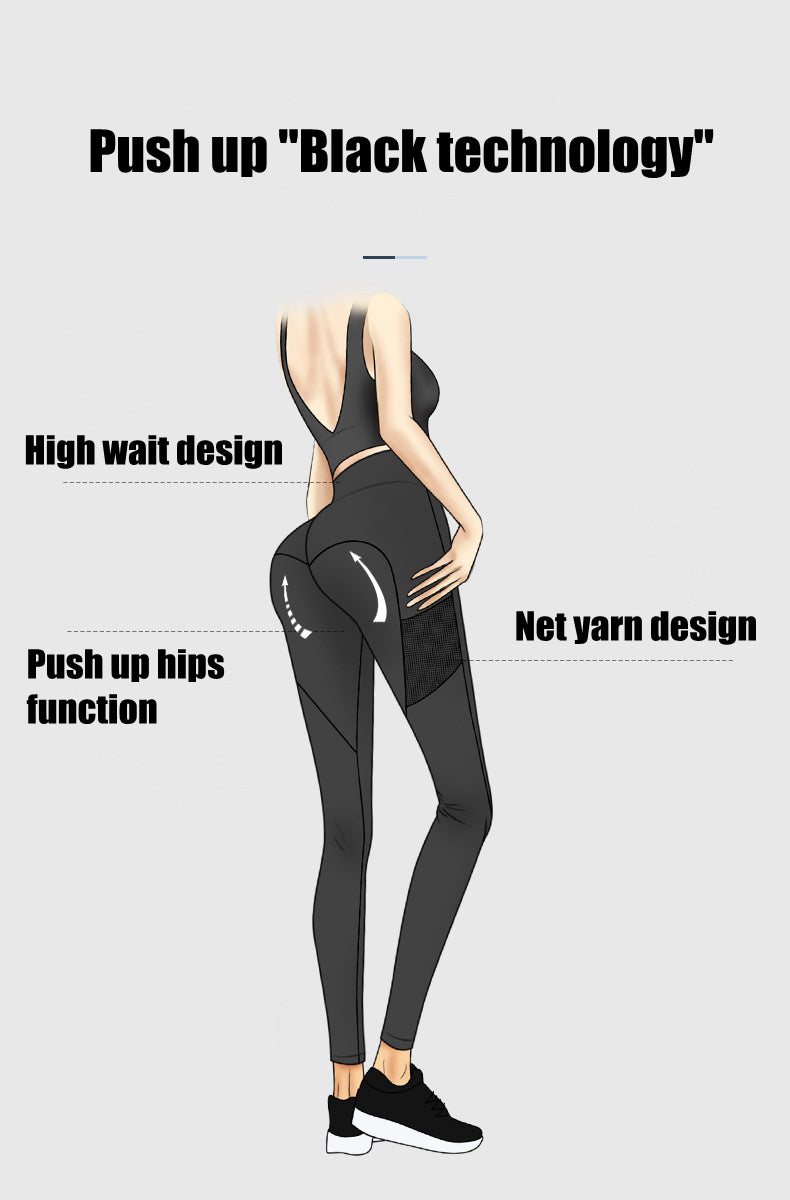 Pocket Sport Yoga Leggings Jogging Fitness Pants