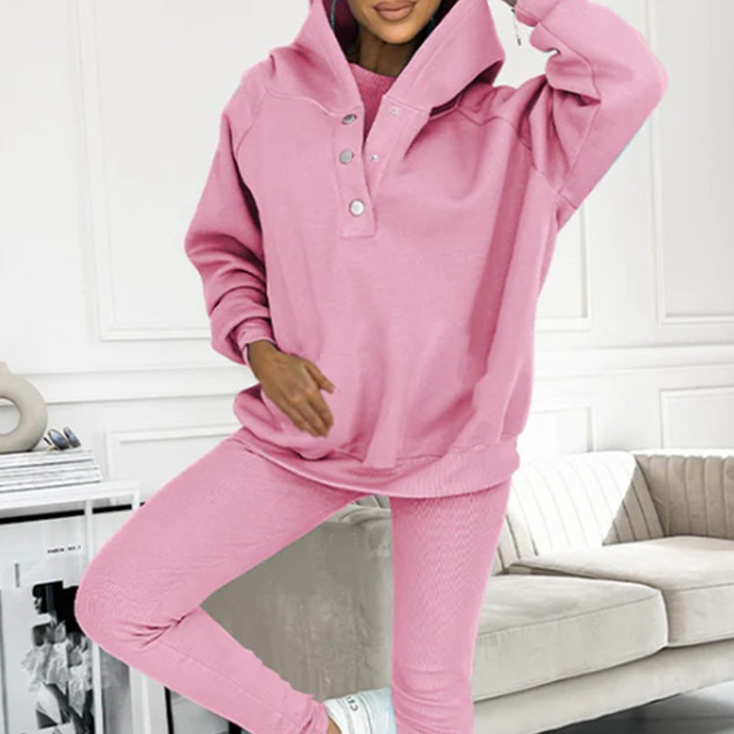 Women's Sports  Hoody Suit - Jogging hoody set 3psc